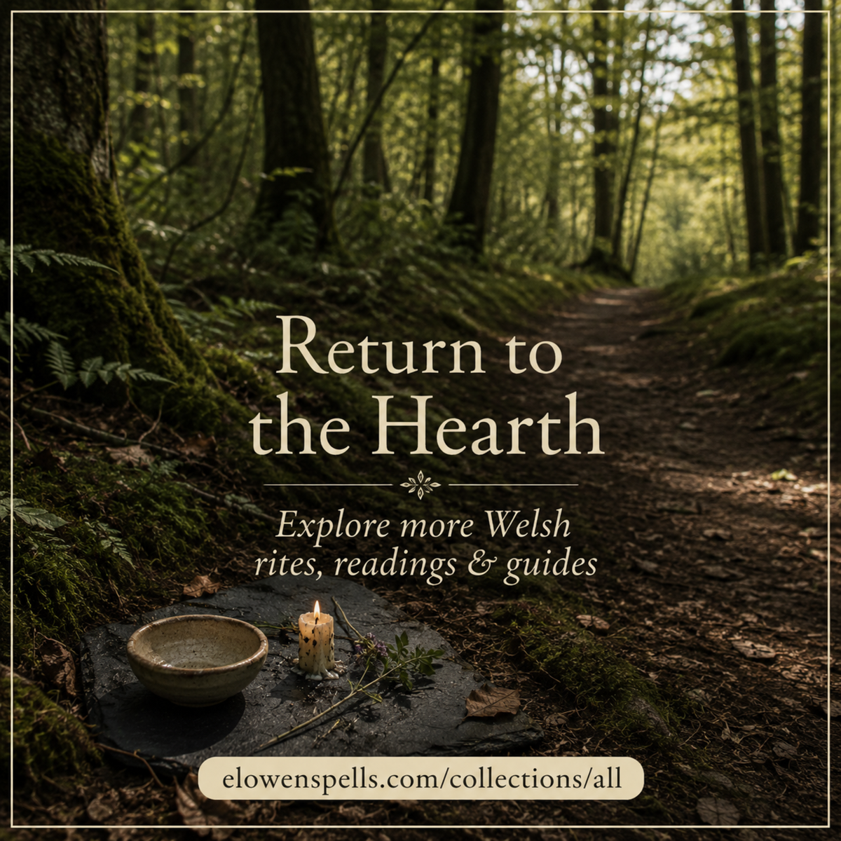 Glain Nadredd - A Personalised Welsh Rite for Renewal, Good Fortune & Restored Steadiness