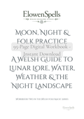 Moon, Night & Folk Practice — A Welsh Guide to Lunar Lore, Water, Weather & the Night Landscape