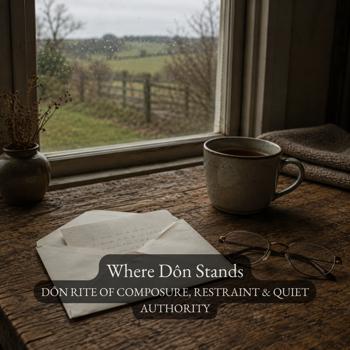 Where Dôn Stands - Dôn Rite of Composure, Restraint & Quiet Authority