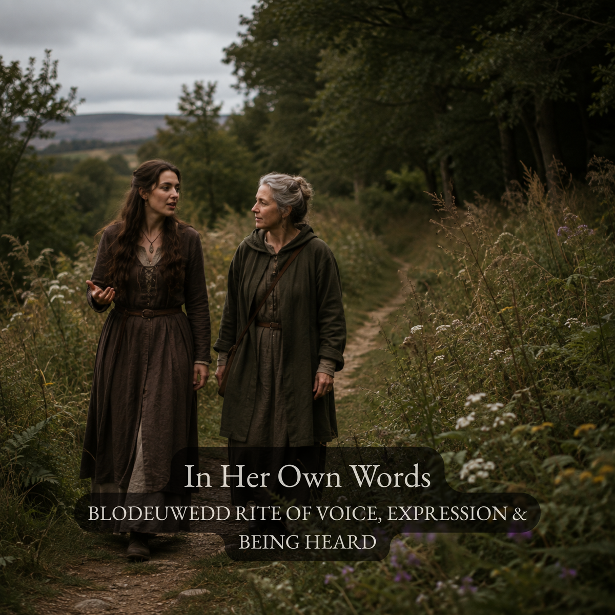 In Her Own Words - A Blodeuwedd Rite of Voice, Expression & Being Heard