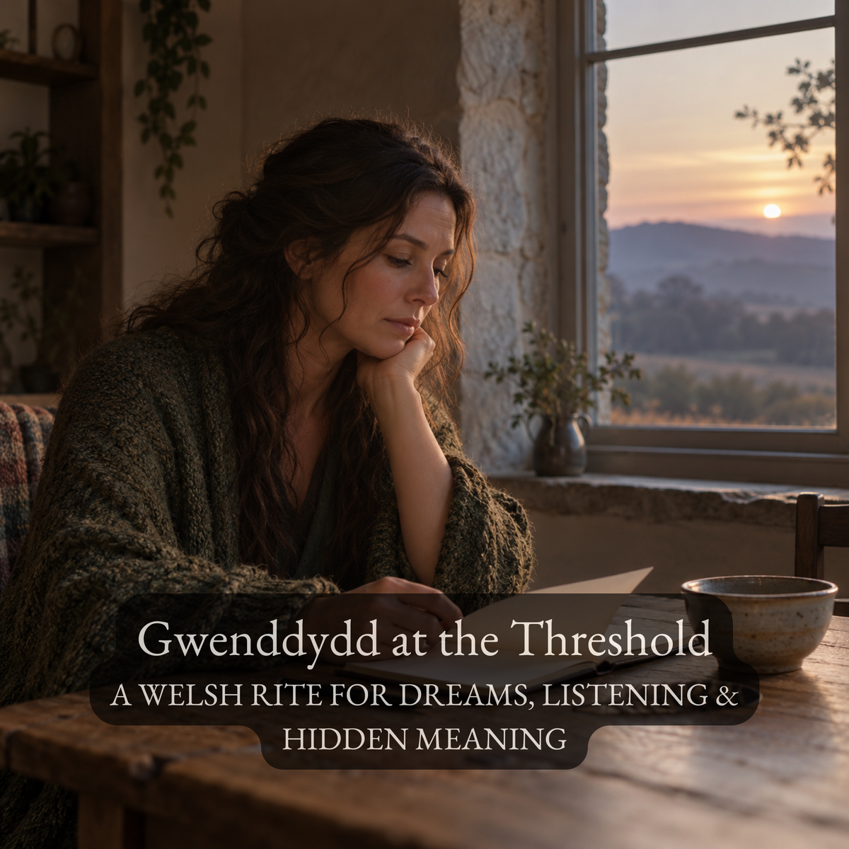Gwenddydd at the Threshold - A Welsh Rite for Dreams, Listening & Hidden Meaning