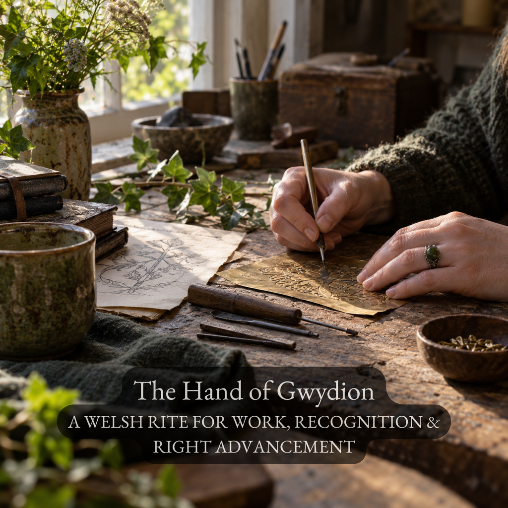 The Hand of Gwydion - A Welsh Rite for Work, Recognition & Right Advancement