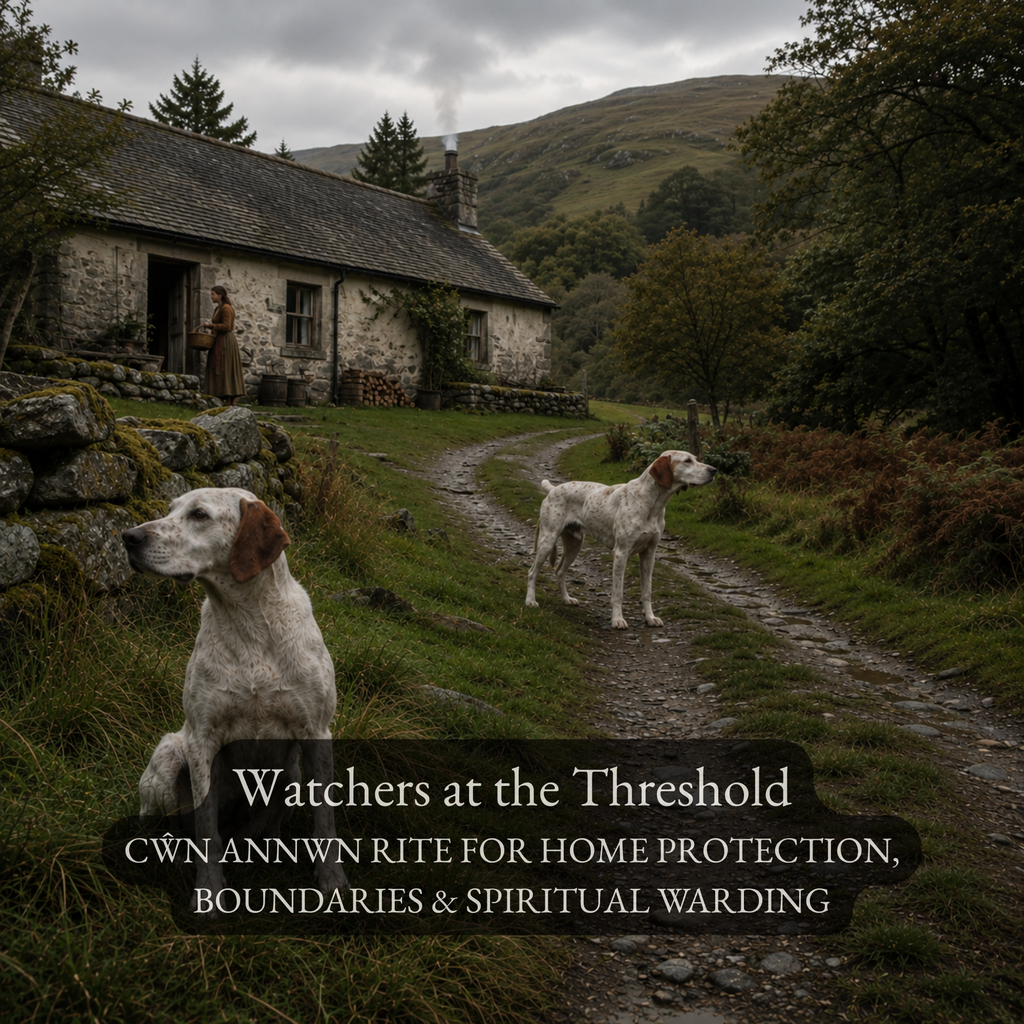 Watchers at the Threshold - Cŵn Annwn Rite for Home Protection, Boundaries & Spiritual Warding