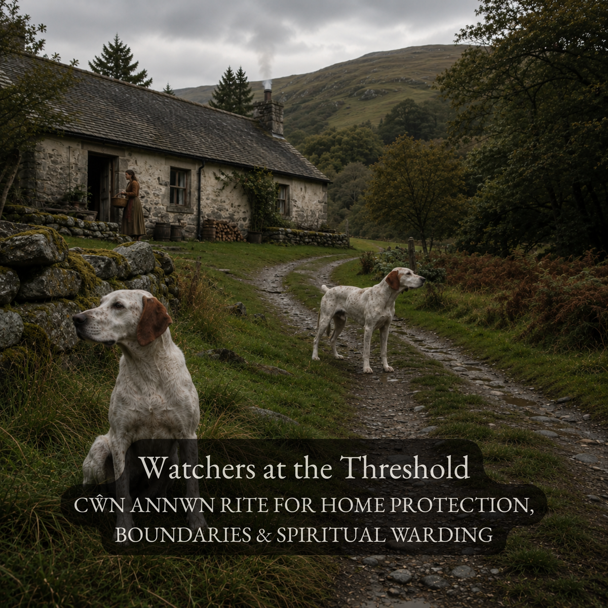 Watchers at the Threshold - Cŵn Annwn Rite for Home Protection, Boundaries & Spiritual Warding
