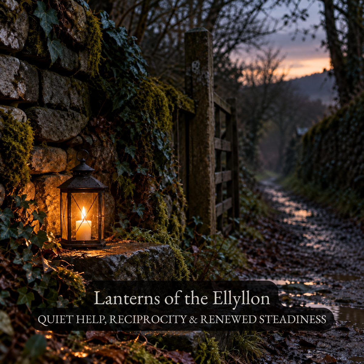 Lanterns of the Ellyllon - A Welsh Rite for Quiet Help, Reciprocity & Renewed Steadiness