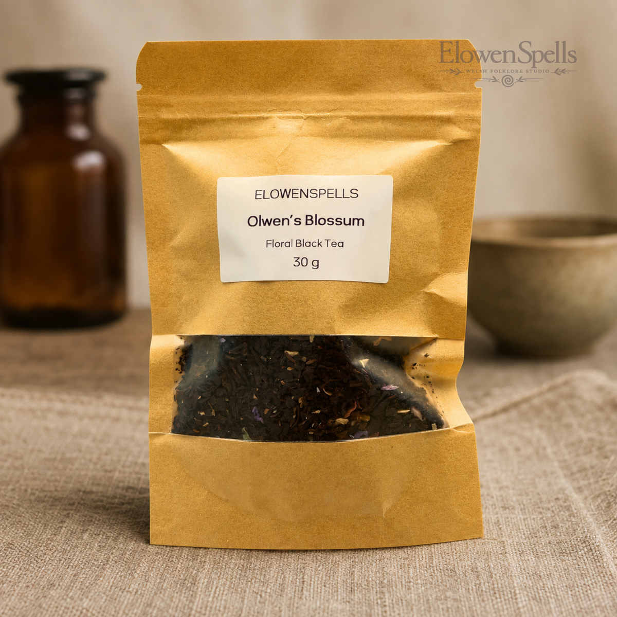 Olwen’s Blossom - Floral Black Tea with Rose, Hibiscus & Bergamot
