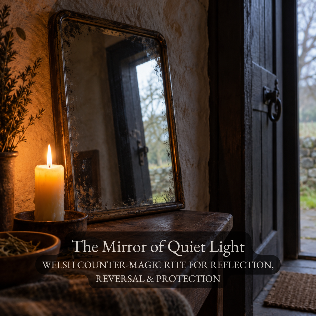The Mirror of Quiet Light - A Welsh Counter-Magic Rite for Reflection, Reversal & Protection