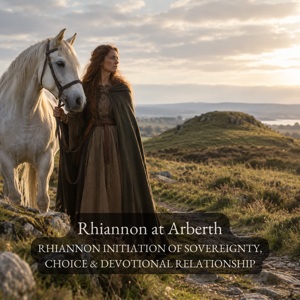 Rhiannon at Arberth - Rhiannon Initiation of Sovereignty, Choice & Devotional Relationship