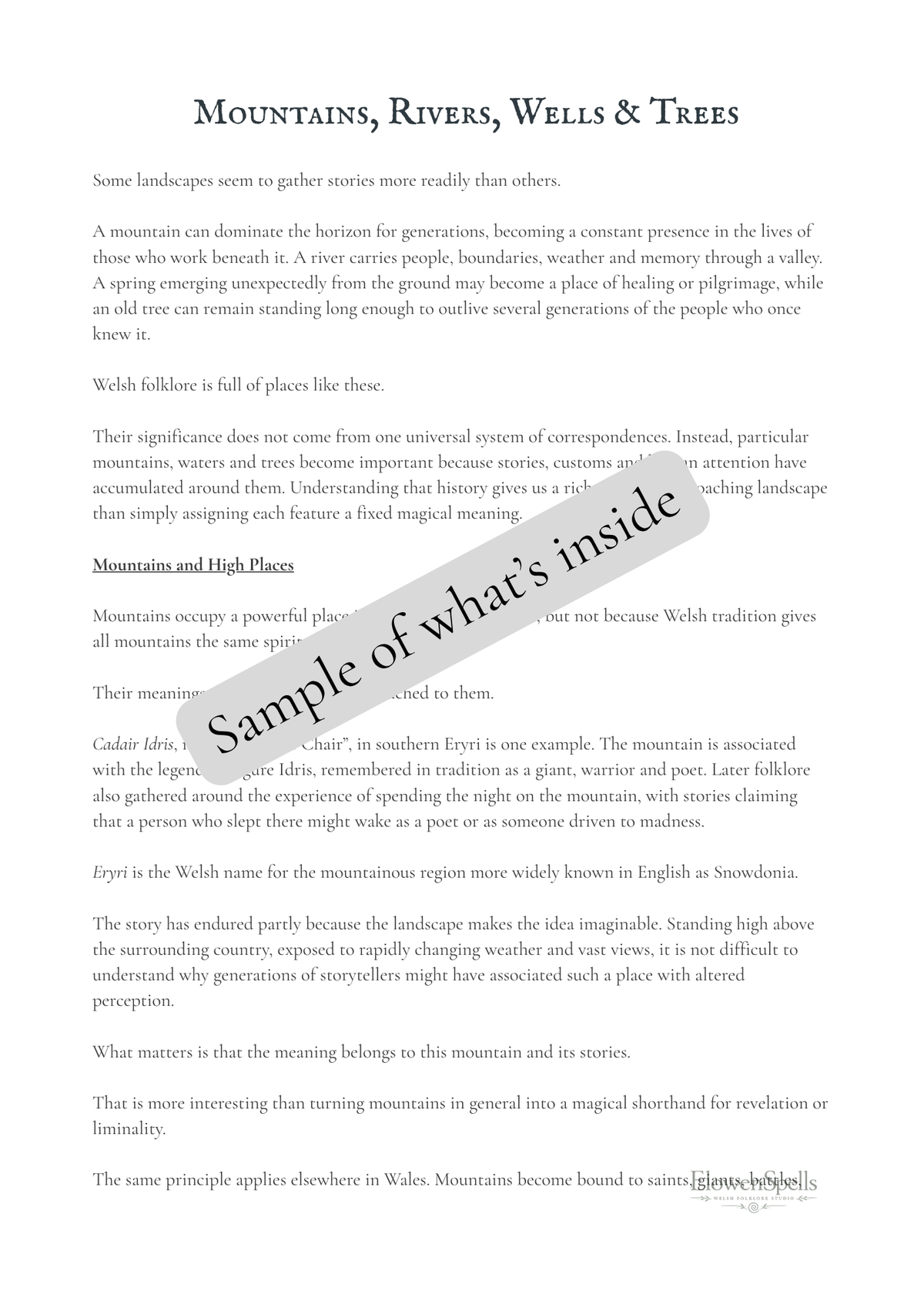 Intro to Welsh Folk Magic: A Beginner’s Guide to the Traditions, Spirits, and Practices of Cymru