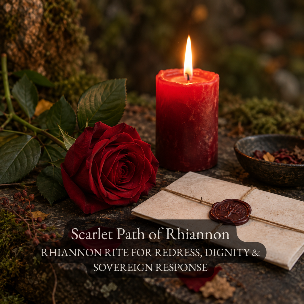 Scarlet Path of Rhiannon - A Rhiannon Rite for Redress, Dignity & Sovereign Response