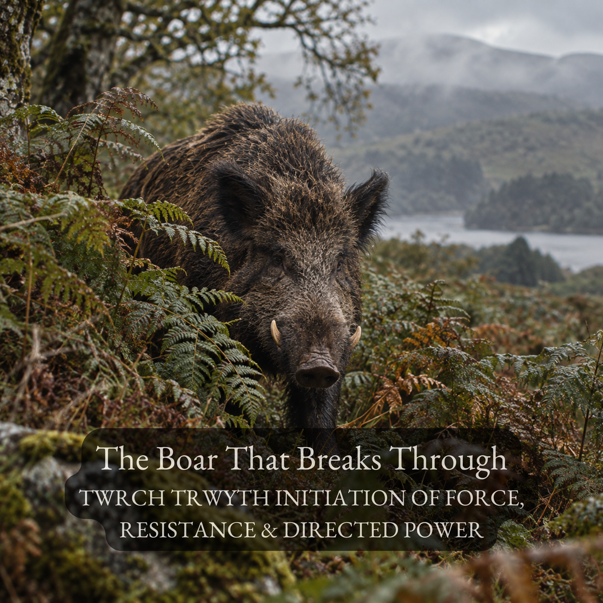 The Boar That Breaks Through - A Twrch Trwyth Initiation of Force, Resistance & Directed Power