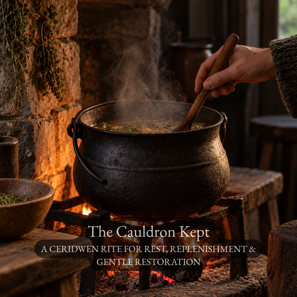 The Cauldron Kept - A Ceridwen Rite for Rest, Replenishment & Gentle Restoration