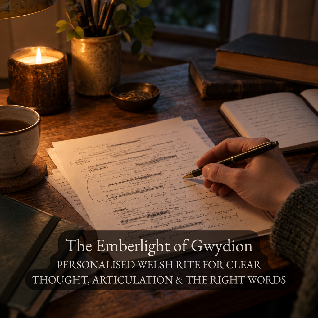 The Emberlight of Gwydion - A Personalised Welsh Rite for Clear Thought, Articulation & the Right Words