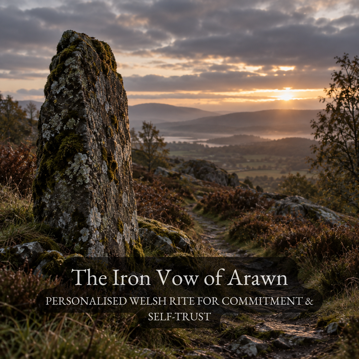 The Iron Vow of Arawn - Personalised Welsh Rite for Commitment, Self-Trust & Keeping Your Word