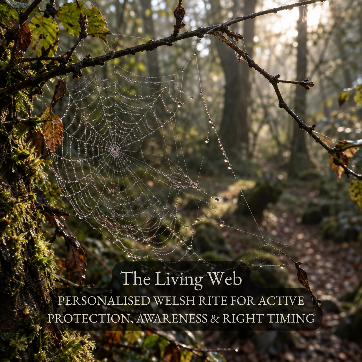 The Living Web - Personalised Welsh Rite for Active Protection, Awareness & Right Timing