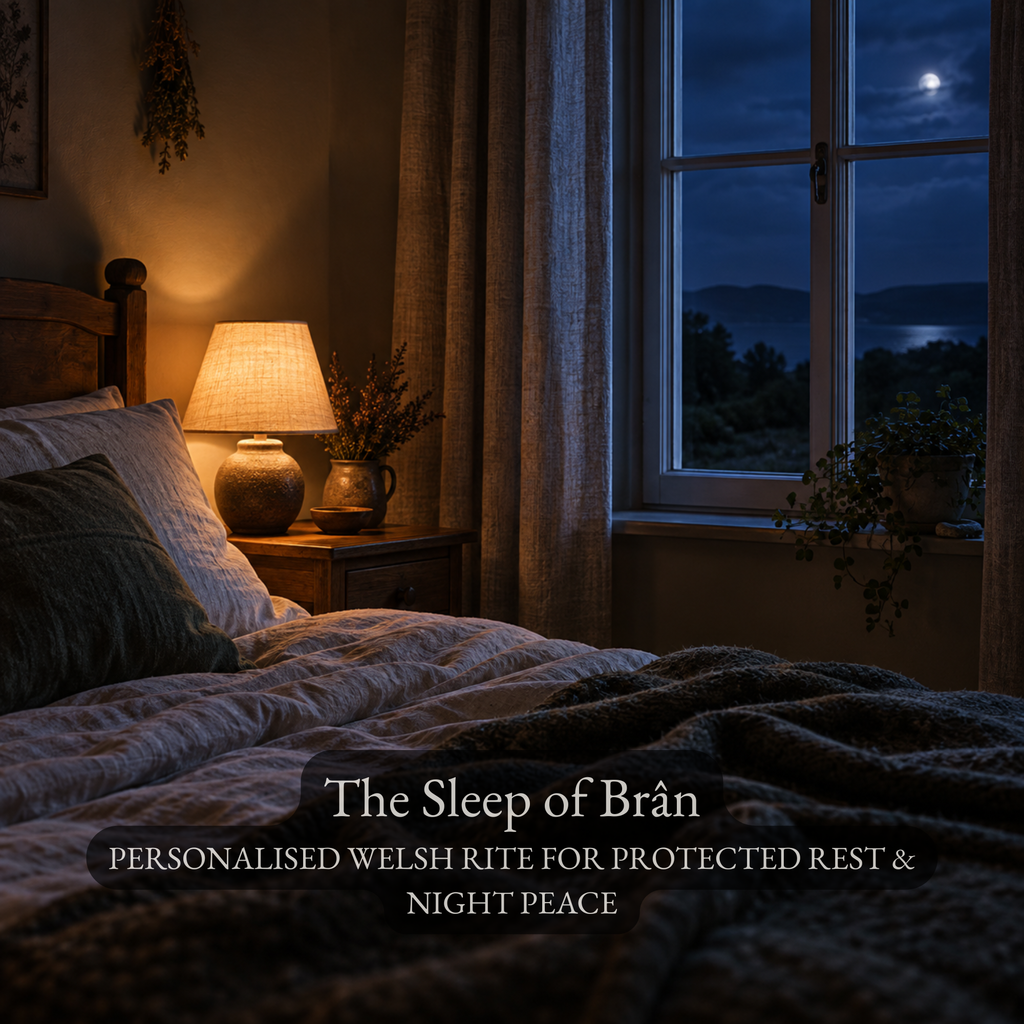 The Sleep of Brân - A Personalised Welsh Rite for Protected Rest, Night Peace & Easing Watchfulness