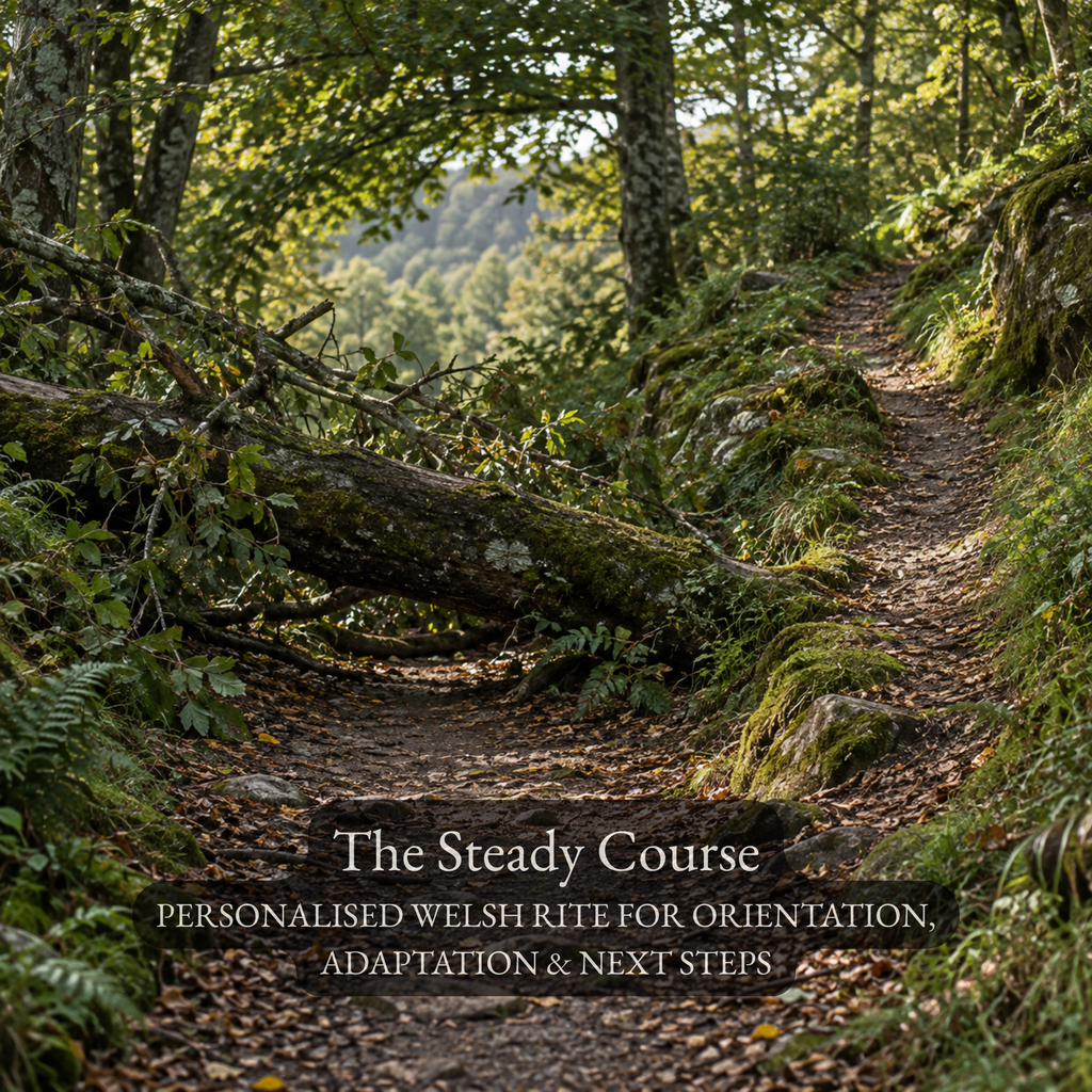 The Steady Course - A Personalised Welsh Rite for Orientation, Adaptation & the Next Workable Step