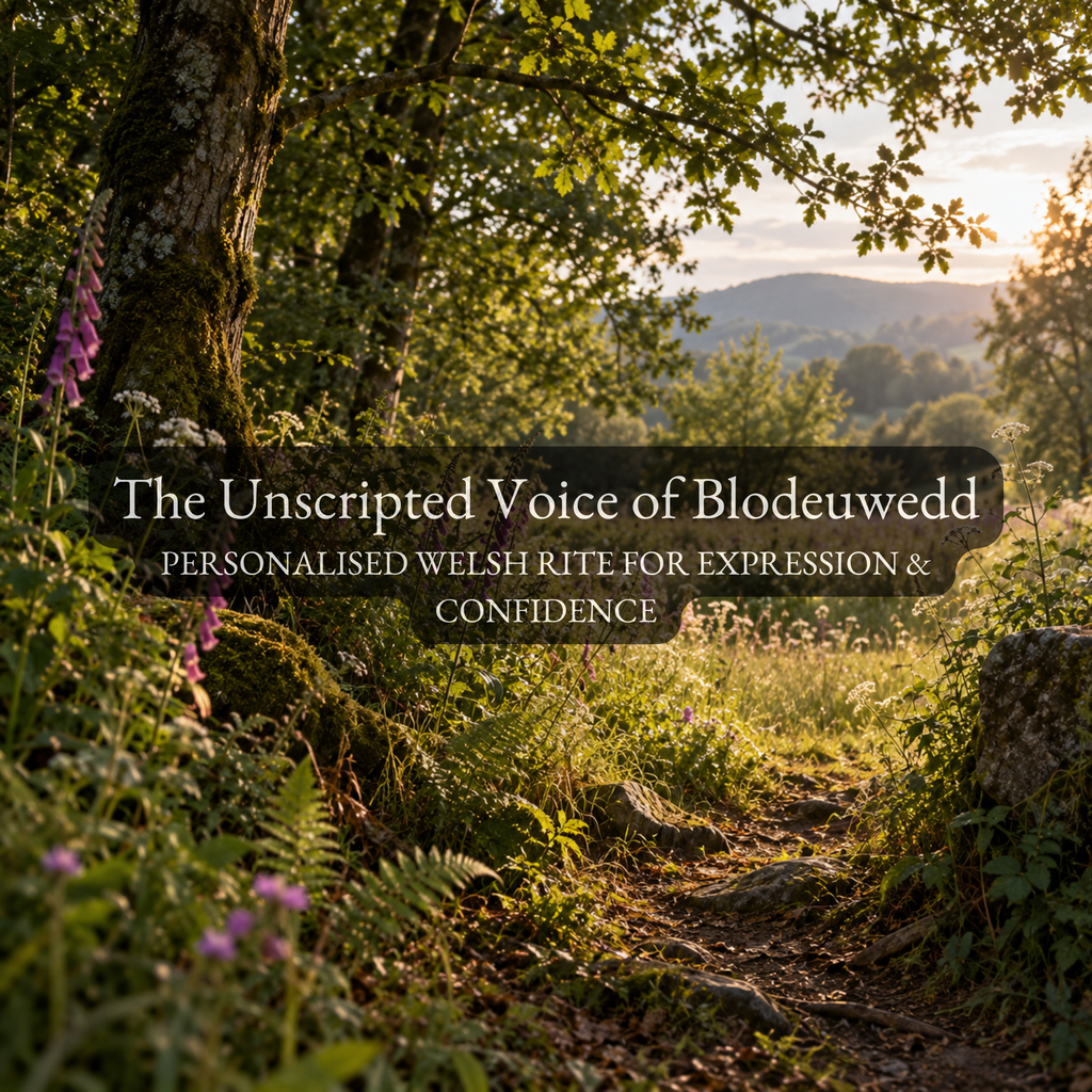 The Unscripted Voice of Blodeuwedd - Personalised Welsh Rite for Expression, Confidence & Speaking as Yourself