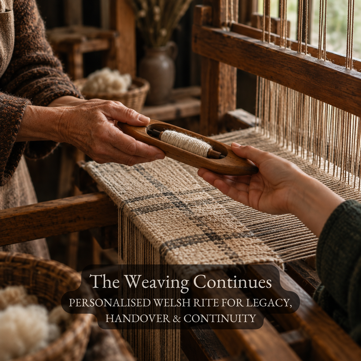 The Weaving Continues - A Personalised Welsh Rite for Legacy, Handover & Letting the Work Continue