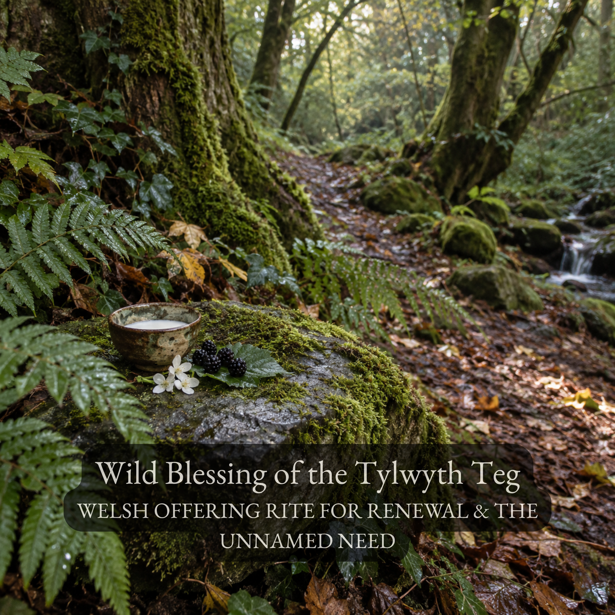 Wild Blessing of the Tylwyth Teg - A Welsh Offering Rite for Renewal, Uncertainty & What Has Not Yet Been Named