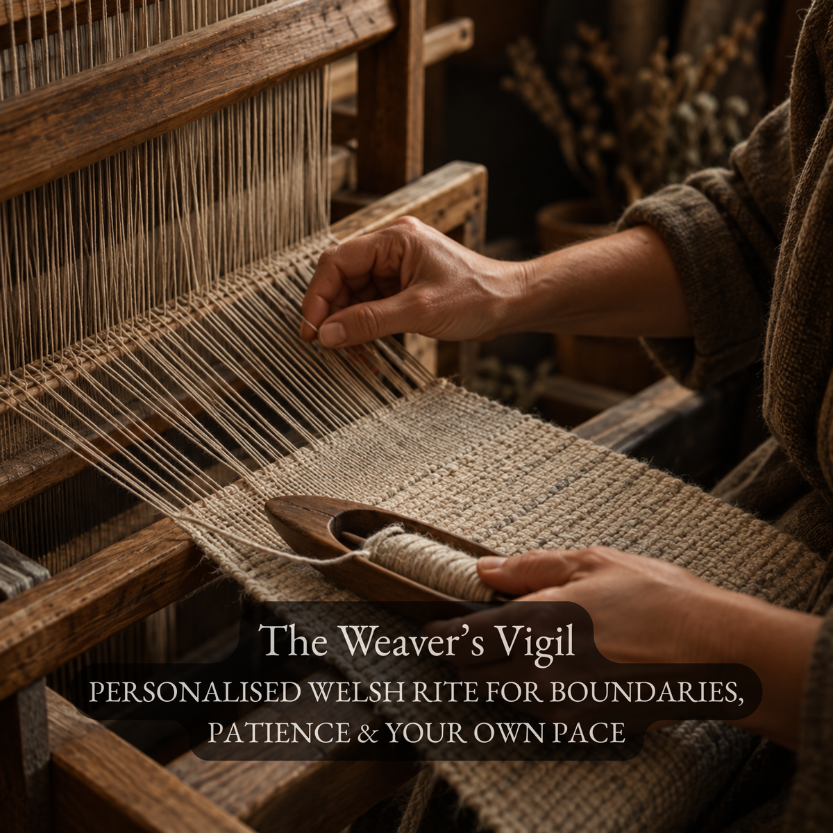 The Weaver’s Vigil - A Personalised Welsh Rite for Boundaries, Patience & Holding Your Own Pace