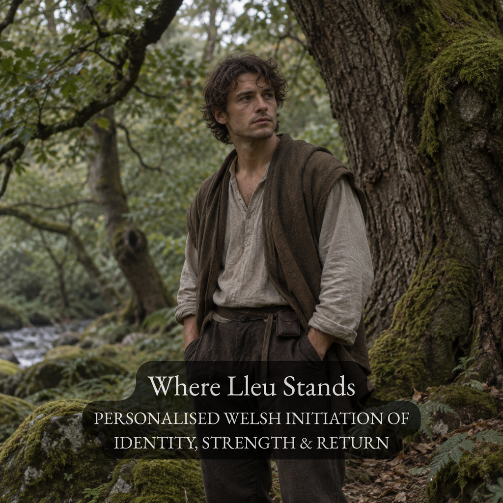 Where Lleu Stands - A Lleu Llaw Gyffes Initiation of Identity, Strength & Return
